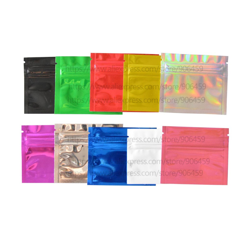 Food Storage Bags Zip Lock Pouch - Пакеты с цветной застежкой-молнией из алюминиевой