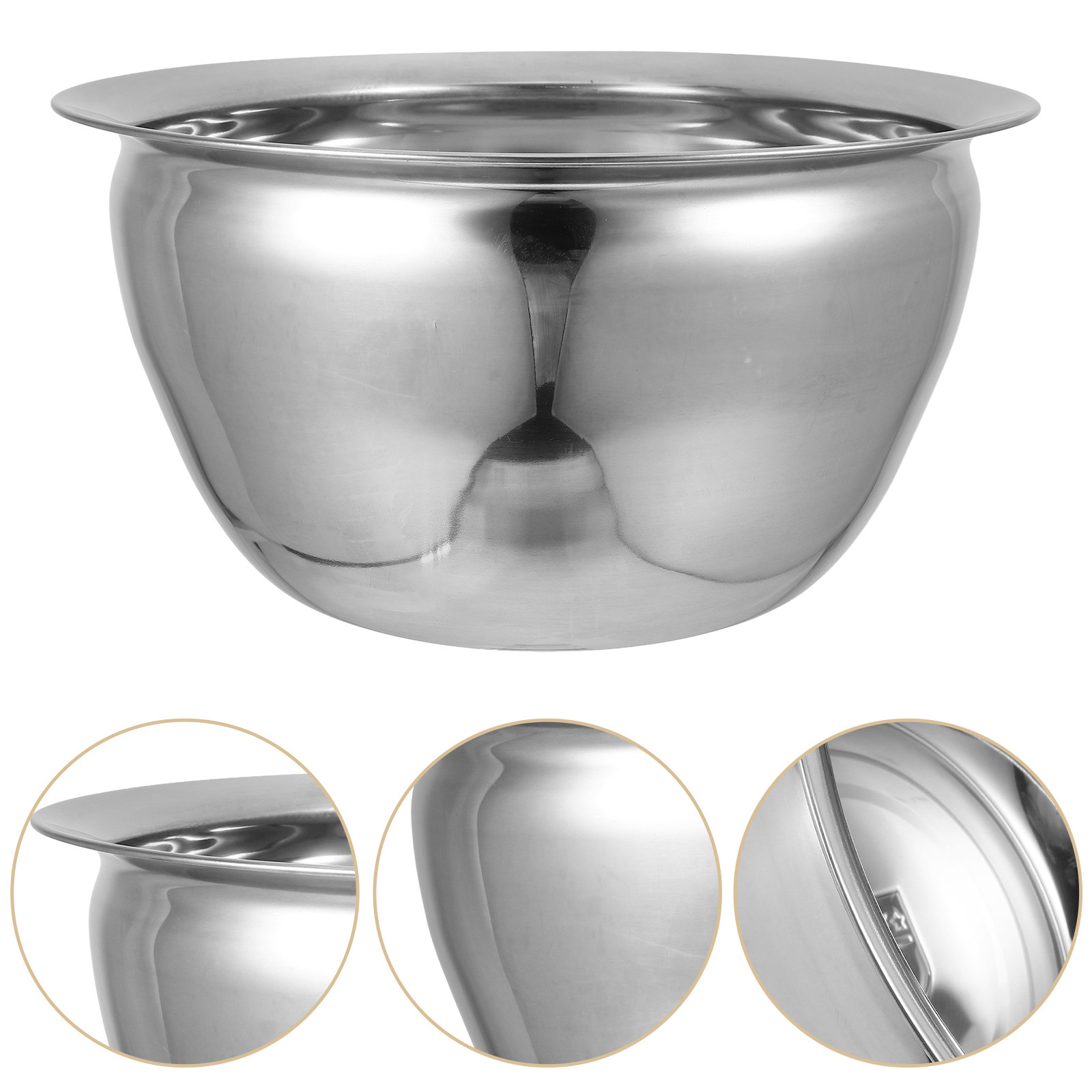Food Storage Drums - Миска для салата из нержавеющей стали