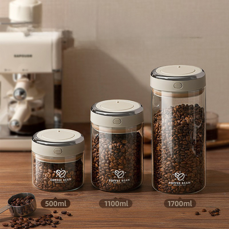 Food Storage Vacuum Containers - Вакуумный контейнер для кофейных зерен 500/1100/1700