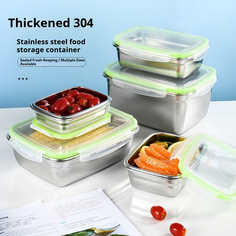 Food Storage Meals - Набор ланч-боксов из нержавеющей стали 304