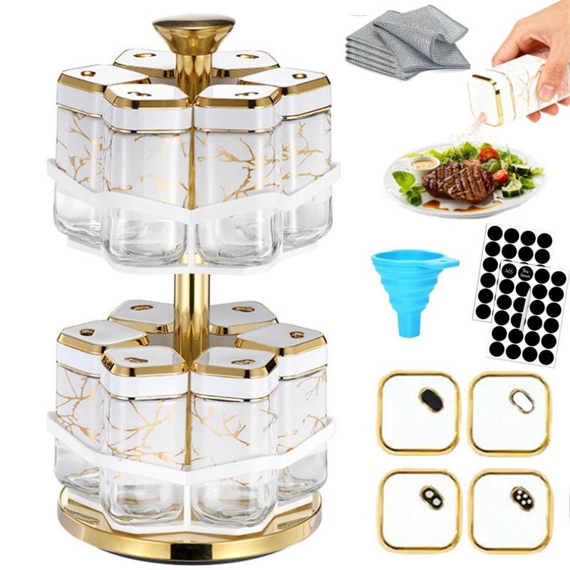 Herb Keeper Container - 360 ° Вращающаяся подставка для специй