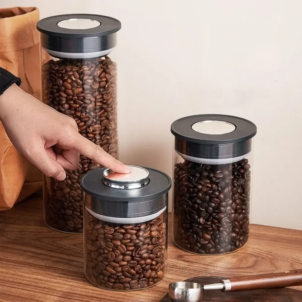 Food Storage Vacuum Containers - Стеклянная вакуумная герметичная банка прозрачная, с