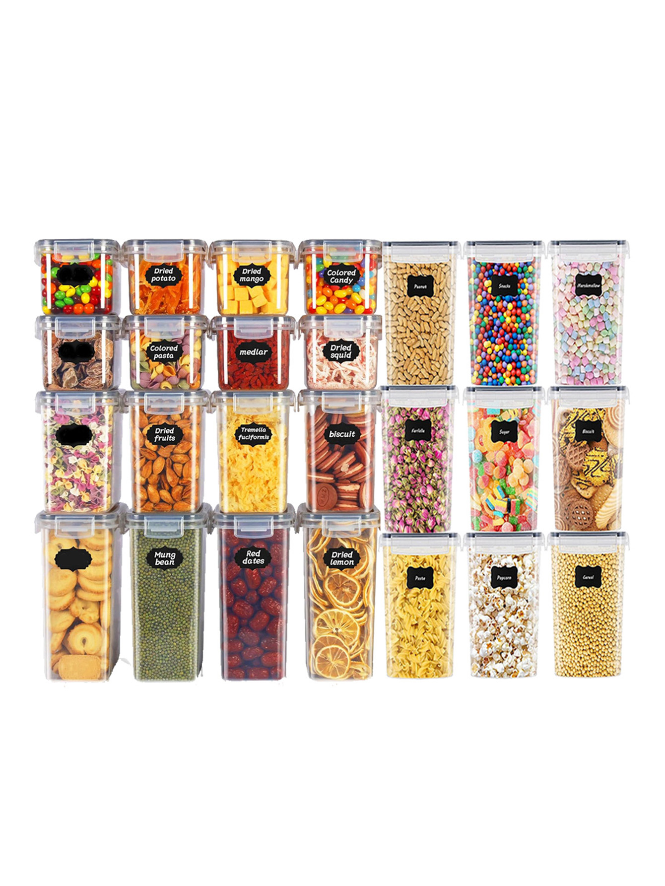 Food Storage Meals - Набор из 48 герметичных контейнеров для