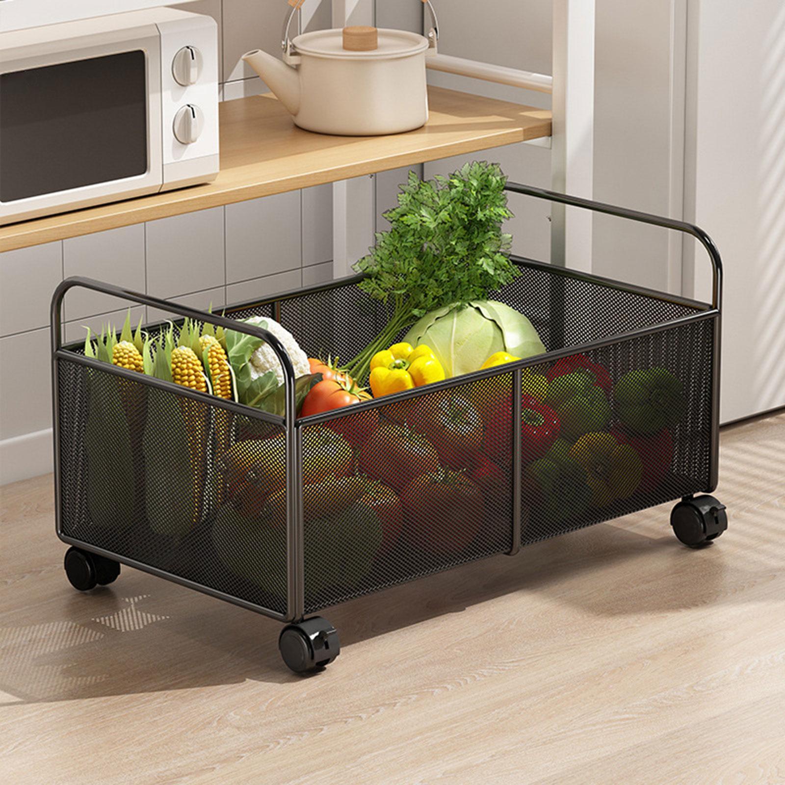 Корзина-органайзер из металлич – обзор и цена Food Storage On Wheels