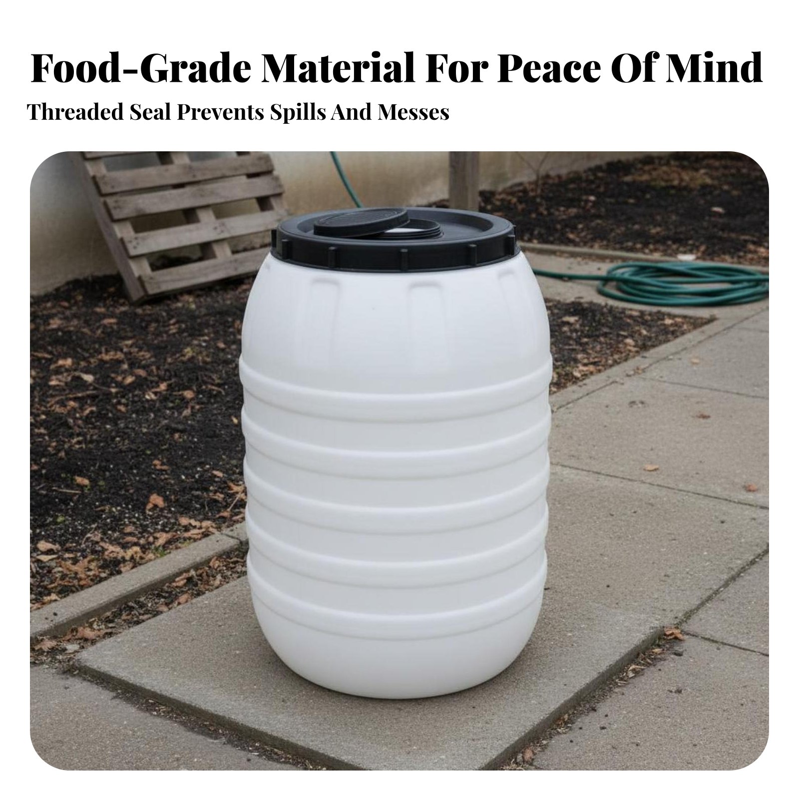 Пластиковая емкость для пищевы – обзор и цена Food Storage Drums