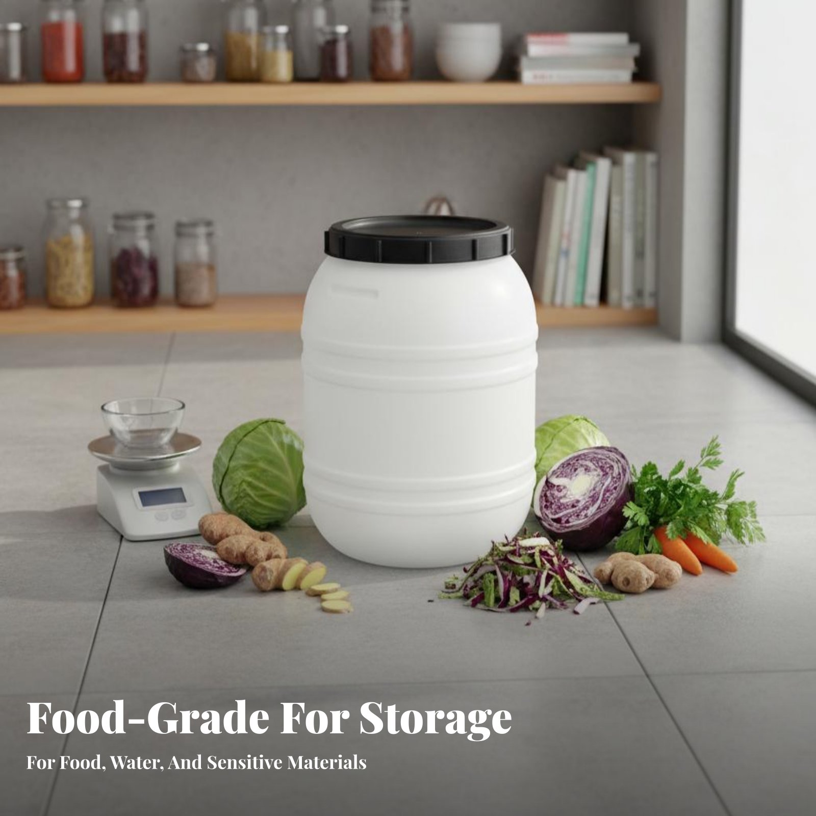 Пластиковая емкость для пищевы – обзор и цена Food Storage Drums