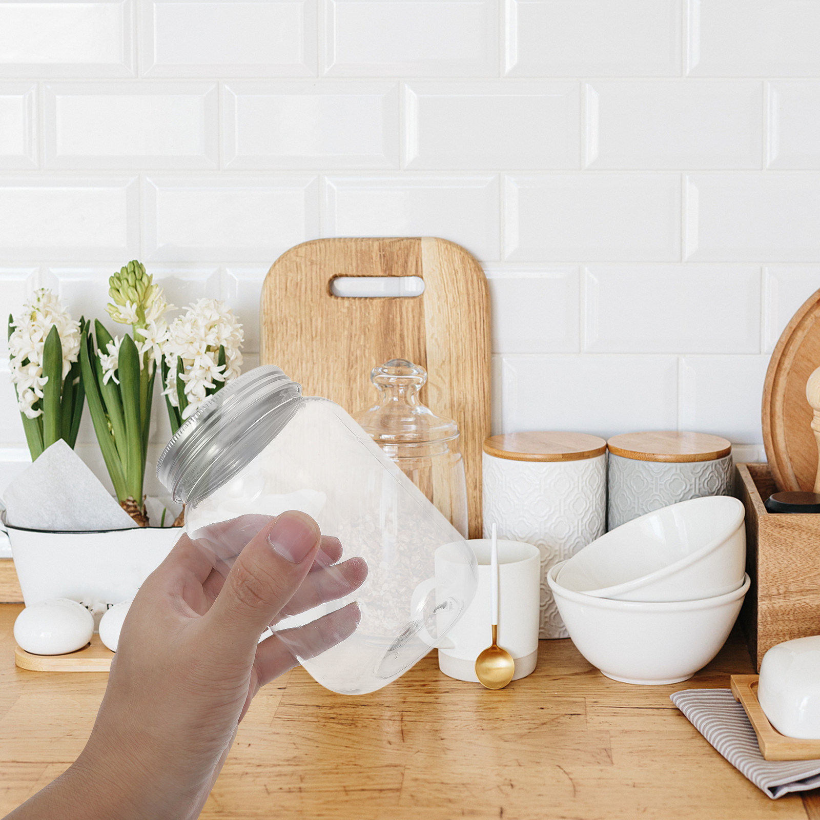 Набор из 4 прозрачных пластико – обзор и цена Food Storage Kitchen