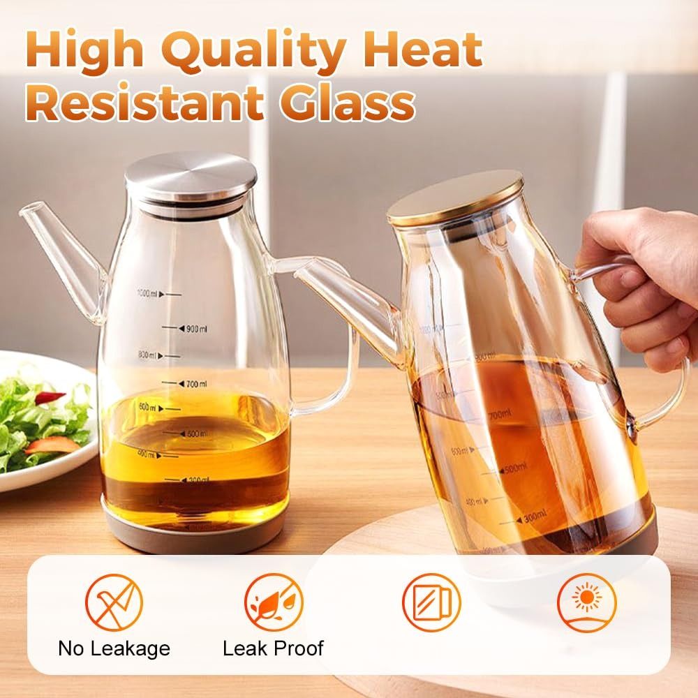 Прочный пищевой дозатор масла, – обзор и цена Food Storage Glass Containers Large