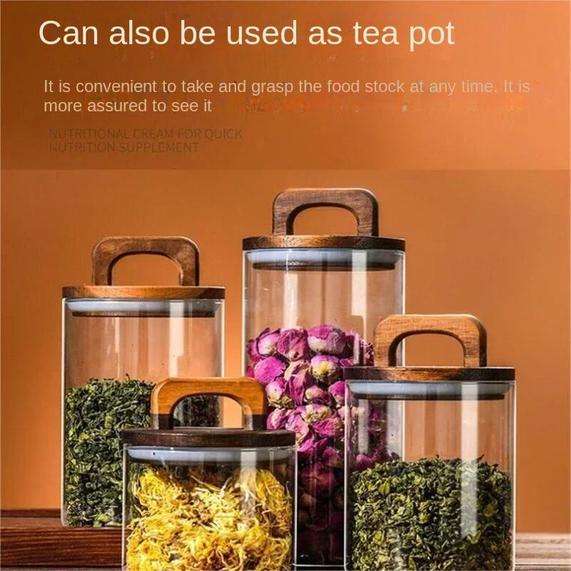 800-2100 мл стеклянная банка с – обзор и цена Food Storage Glass Containers Large