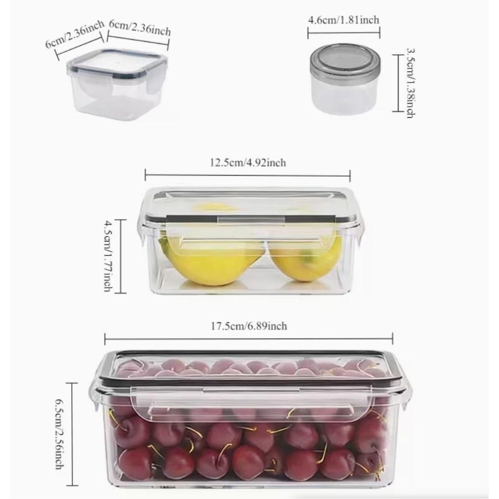 Набор из 4 прозрачных контейне – обзор и цена Food Storage Meals
