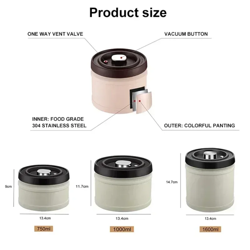 Герметичный контейнер для кофе – обзор и цена Food Storage Vacuum Containers