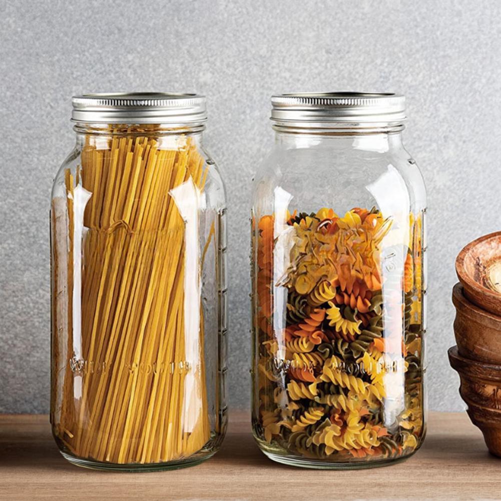 Стеклянная банка Мейсона с шир – обзор и цена Food Storage Glass Containers Large