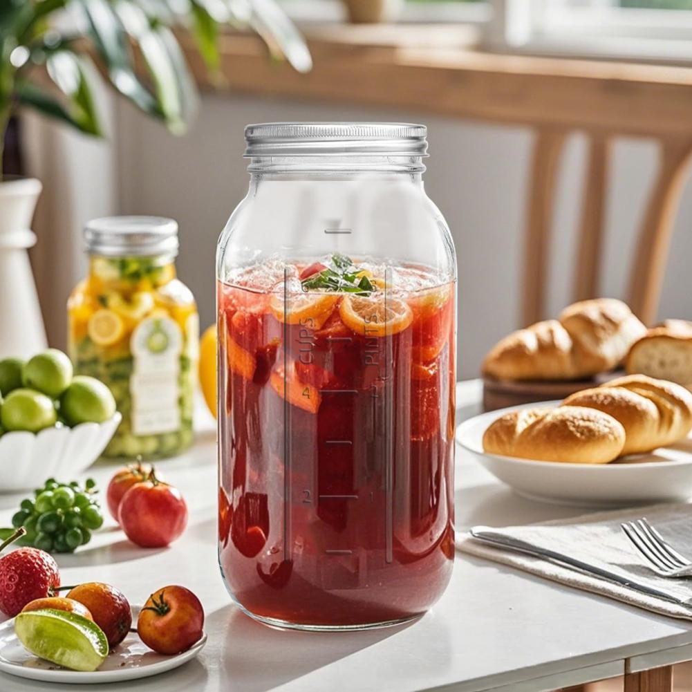 Стеклянная банка Мейсона с шир – обзор и цена Food Storage Glass Containers Large