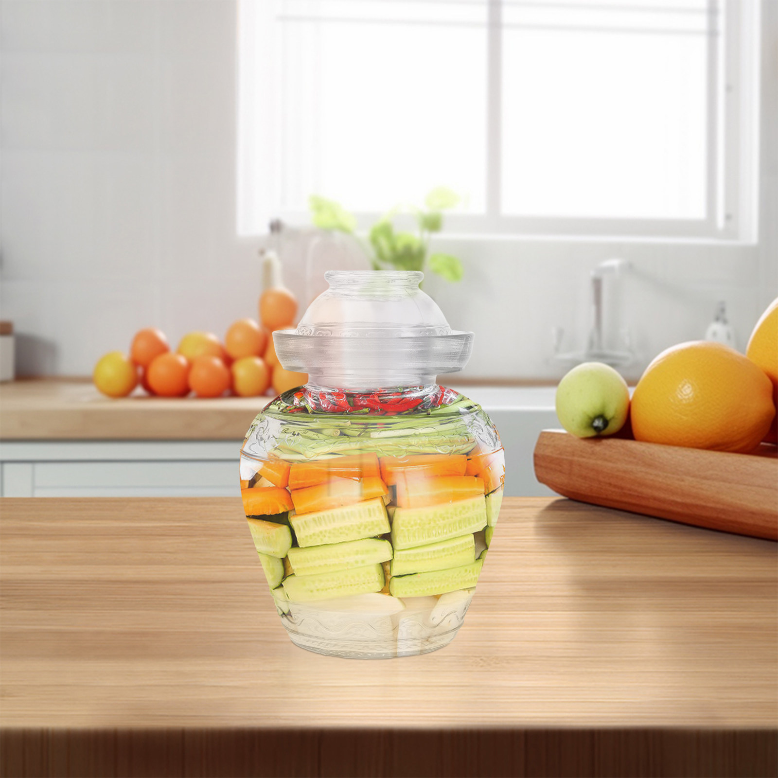 Большая стеклянная банка для с – обзор и цена Food Storage Glass Containers Large