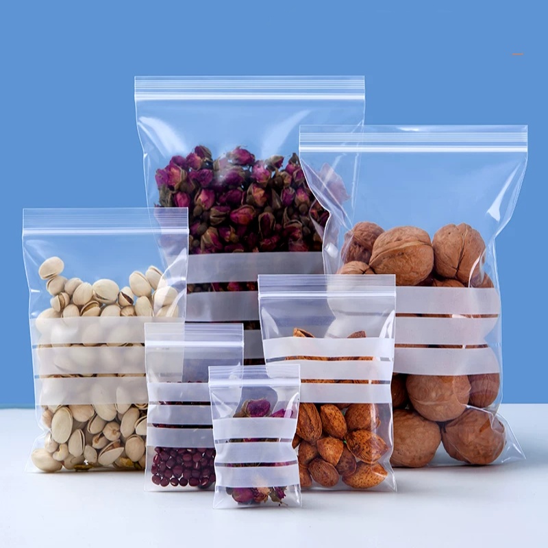 200 шт. прозрачных пластиковых – обзор и цена Food Storage Bags Zip Lock Pouch