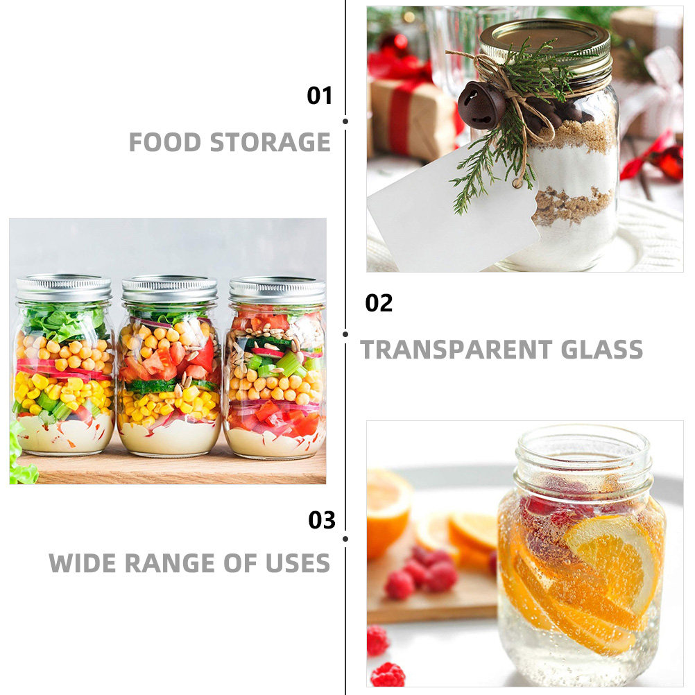 Набор из 6 прозрачных круглых  – обзор и цена Food Storage Kitchen