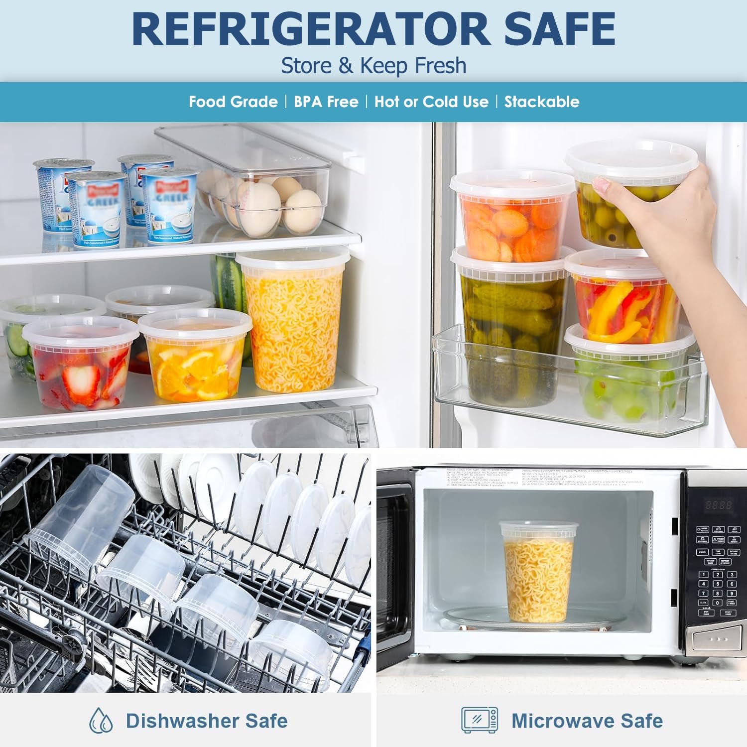 24 шт. контейнеры для хранения – обзор и цена Food Storage Meals