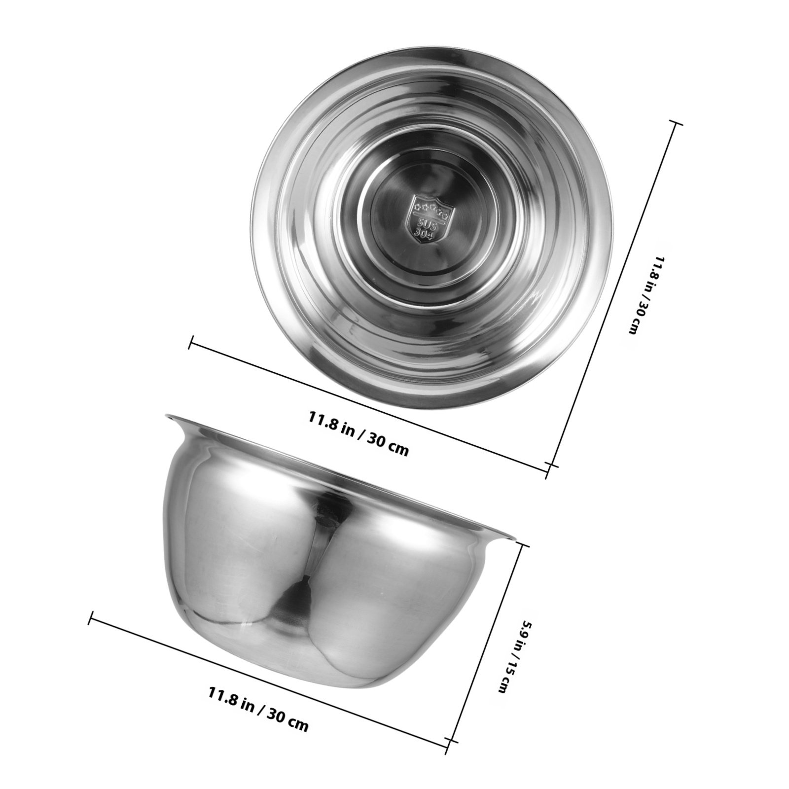 Миска для салата из нержавеюще – обзор и цена Food Storage Drums