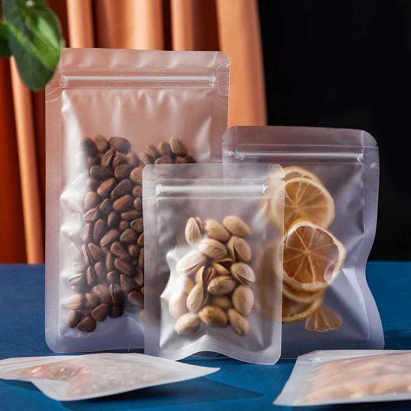 Матовые прозрачные пакеты с за – обзор и цена Food Storage Bags Zip Lock Pouch