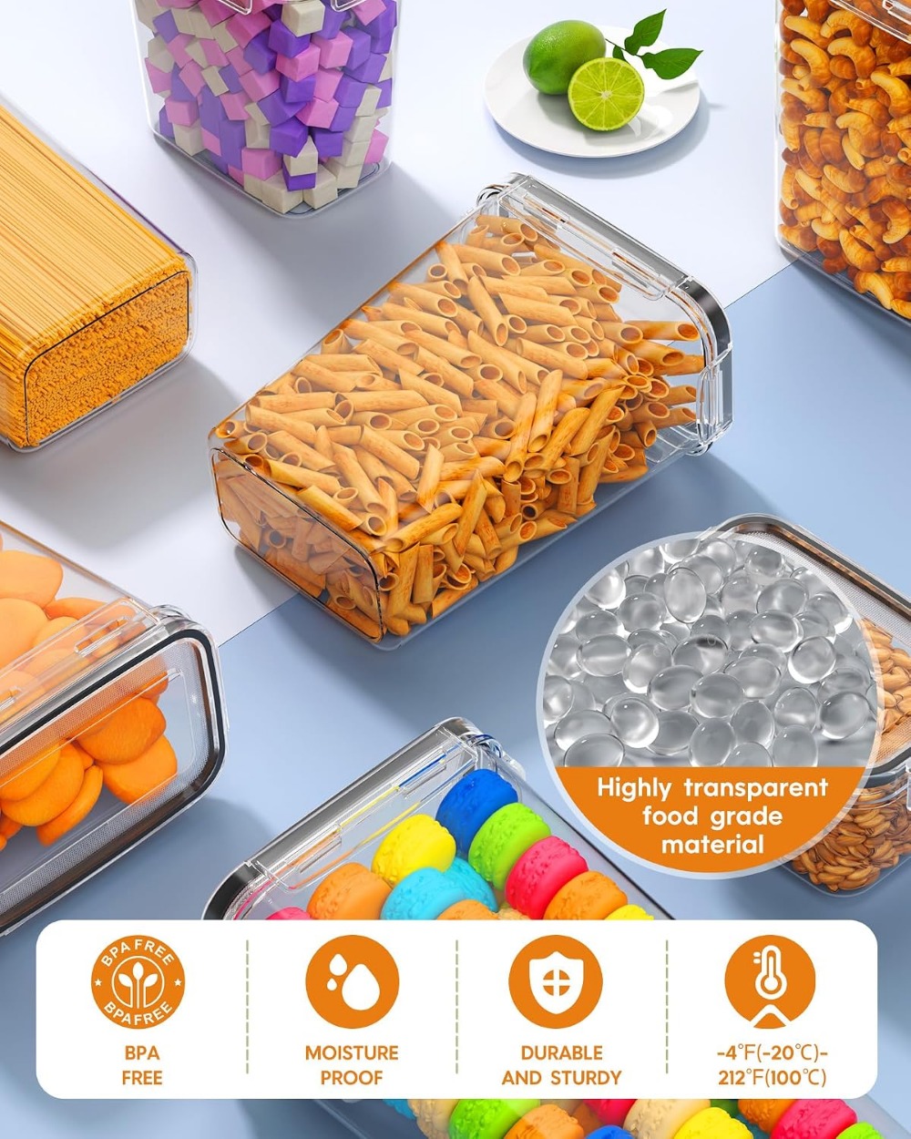 24 герметичных контейнера для  – обзор и цена Food Storage Kitchen